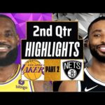 Los Angeles Lakers vs Brooklyn Nets 2nd QTR - PART 2 Highlights | Mar 31 | 2024 NBA Regular Season