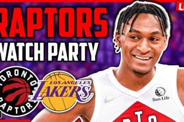 Raptors vs Lakers LIVE Watch Along | Barrett and Quickley RETURN for Toronto