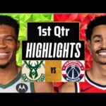 Milwaukee Bucks vs Washington Wizards Full Highlights 1st QTR| April2 |2024 NBA Regular Season