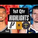 Denver Nuggets vs San Antonio Spurs Full Highlights 1st QTR | Apr 2 | 2024 NBA Regular Season