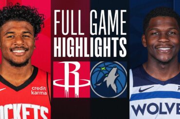 ROCKETS at TIMBERWOLVES | FULL GAME HIGHLIGHTS | April 2, 2024