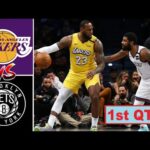 Los Angeles Lakers vs Brooklyn Nets Full Highlights 1st QTR - P1 | Mar 31 | NBA Season 2023-2024