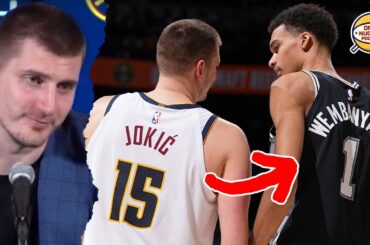 Nikola Jokic Jokes with Wemby about Blocking Shots & More