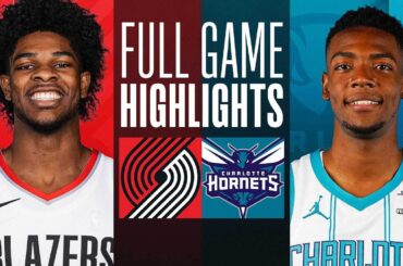 TRAIL BLAZERS at HORNETS | FULL GAME HIGHLIGHTS | April 3, 2024