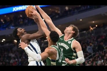 Memphis Grizzlies vs Milwaukee Bucks - Full Game Highlights | April 3, 2024 NBA Season