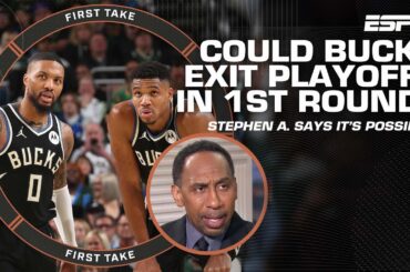 Stephen A. explains why a 1st round playoff exit is ‘entirely possible’ for the Bucks 👀 | First Take