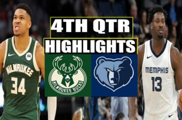 Milwaukee Bucks vs Memphis Grizzlies 4th QTR HIGHLIGHTS | April 3 | 2024 NBA Season