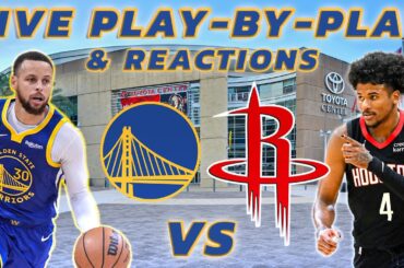 Golden State Warriors vs Houston Rockets | Live Play-By-Play & Reactions