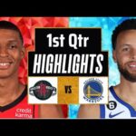 Golden State Warriors vs Houston Rockets Full Highlights 1st QTR | Apr 4 | 2024 NBA Regular Season