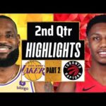 Los Angeles Lakers vs Toronto Raptors 2nd QTR - PART 2 Highlights | Apr 2 | 2024 NBA Regular Season