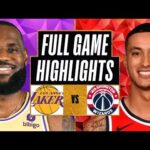 Washington Wizards vs. Los Angeles Lakers Full Game Highlights | April 3 | NBA Season 2024