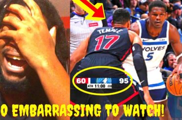 PLEASE DON’T WATCH! *TOO EMBARRASSING* RAPTORS VS TIMBERWOLVES HIGHLIGHTS REACTION 2024