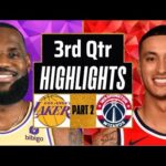 Los Angeles Lakers vs Washington Wizards 3rd QTR - PART 2 Highlights| Apr 3| 2024 NBA Regular Season