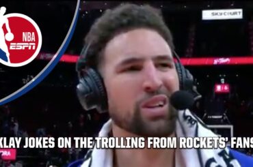 Klay Thompson on taking down the Rockets 🗣️ 'We had to BEAT THEM after the TROLLING!' | NBA on ESPN