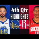 Golden State Warriors vs. Houston Rockets 4th Qtr Full Highlights | Apr. 4 |  NBA Highlights 2024