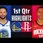 Golden State Warriors vs. Houston Rockets 1st Qtr Full Highlights | Apr. 4 |  NBA Highlights 2024