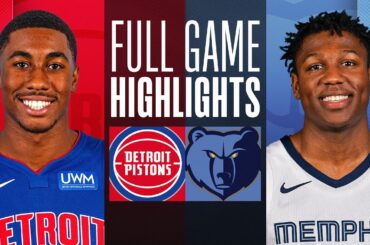 PISTONS at GRIZZLIES | FULL GAME HIGHLIGHTS | April 5, 2024