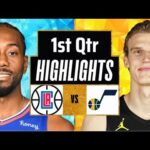 LA Clippers vs Utah Jazz Full Highlights 1st QTR | Apr 5 | 2024 NBA Regular Season