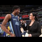 GG Jackson Walk Off Interview | Grizzlies vs. Pistons