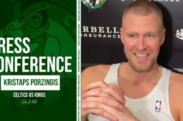 Kristaps Porzingis Was LATE for 2nd Half of Celtics vs Kings: "So Payton started." | Postgame