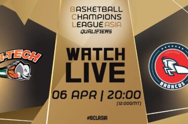 LIVE - Hi-Tech Basketball Club v Ulaanbaatar Xac Broncos | #BCLASIA 2024 Qualifiers