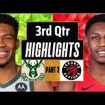 Milwaukee Bucks vs Toronto Raptors 3rd QTR-PART 2 Highlights | Apr 5 | 2024 NBA Regular Season