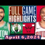 Boston Celtics vs Chicago Bulls Full Game Highlights April 6, 2024 | NBA Season