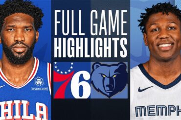 76ERS at GRIZZLIES | FULL GAME HIGHLIGHTS | April 6, 2024