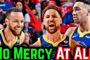 The Golden State Warriors CAME OUT TO PLAY…