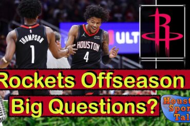 Rockets Big Offseason Questions? | Dillon Brooks Future? | How should Rockets Use 1st Rd Pick?