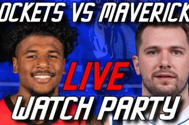 Rockets vs Mavericks Live Watch Party - NBA Regular Season 2023-2024