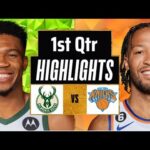 Milwaukee Bucks vs New York Knicks Full Highlights 1st QTR | Apr 7 | 2024 NBA Regular Season