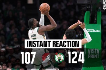 INSTANT REACTION: Jaylen Brown reaches historic milestone in Celtics' win vs. Portland Trail Blazers