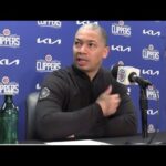 Ty Lue On Not Playing James Harden in The 4th Qtr & The Clippers Comeback 120-118 Win Over The Cavs.