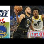 Golden State Warriors vs Utah Jazz Full Highlights 1st QTR - P1 | APR 7 | NBA Season 2023-2024