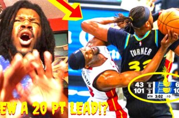 20 PT LEAD BLOWN WITH 3 MINS LEFT!? HEAT VS PACERS REACTION 2024 HEAT VS PACERS HIGHLIGHTS REACTION