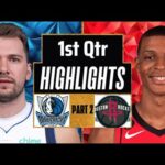 Dallas Mavericks vs Houston Rockets 1st QTR- PART 2 Highlights| Apr 7 | 2024 NBA Regular Season