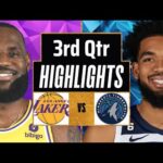 Minnesota Timberwolves vs. Los Angeles Lakers 3rd-QTR P2 Highlights | April 7 | NBA Season 2024