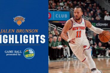 Jalen Brunson drops 43-point masterpiece at Bucks | April 7th, 2024