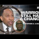 Stephen A. & Shannon Sharpe AGREE on the Warriors’ playoff hopes 🍿 | First Take