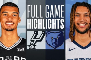 SPURS at GRIZZLIES | FULL GAME HIGHLIGHTS | April 9, 2024