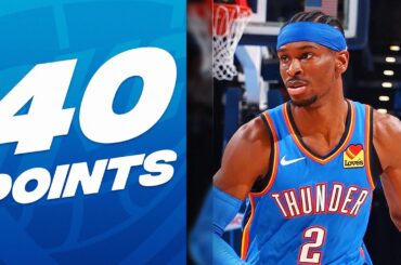 Shai Gilgeous-Alexander Leads Thunder's Comeback in 40-POINT Performance! 👏 | April 9, 2024