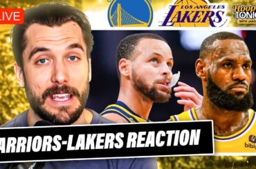 Warriors-Lakers Reaction: Steph Curry & Golden State LIGHT UP LeBron James & LA | Hoops Tonight