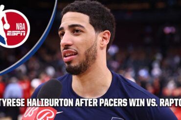 'WE HAD TO LOCK IN!' 🔒 - Tyrese Haliburton after Pacers' win vs. Raptors | NBA on ESPN