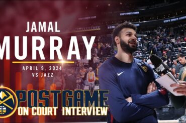 Jamal Murray Full On Court Interview vs. Jazz 🎙