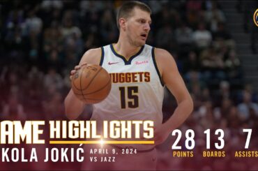 Nikola Jokić Full Game Highlights vs. Jazz 🎥