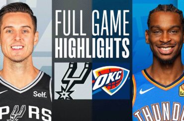 SPURS at THUNDER | FULL GAME HIGHLIGHTS | April 10, 2024