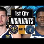 Denver Nuggets vs Minnesota Timberwolves Full Highlights 1st QTR | Apr 10 | 2024 NBA Regular Season