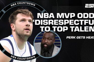 'IT'S DISRESPECTFUL!' 👀 - Perk on Jokic's MVP odds vs. Luka, Brunson & Ant-Man 😳 | NBA Countdown