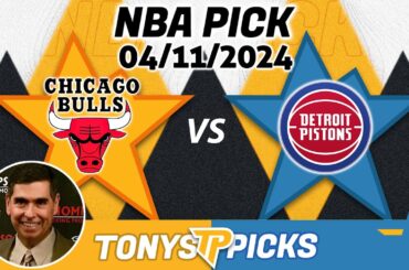 Chicago Bulls vs. Detroit Pistons 4/11/2024 FREE NBA Picks and Predictions on NBA Betting Tips